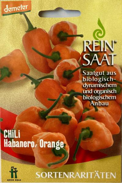 Habanero Orange - ReinSaat Saatgut - Demeter aus biologischem Anbau